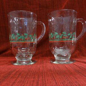Set of 2 Retro Arby's Holiday Coffee\Hot Chocolate\Tea\Beverage Mug